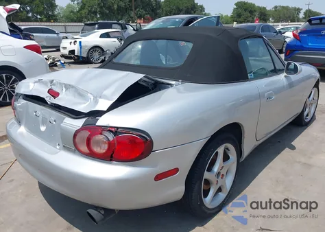 2002 Mazda Mx-5 Miata Cloth/Ls/Se из США, поврежденный, VIN JM1NB353020225252